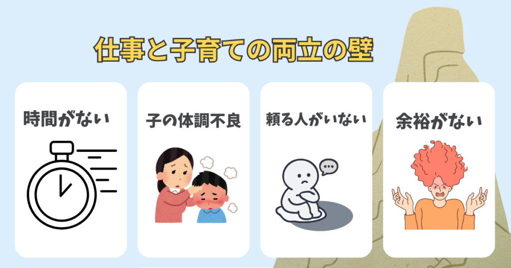仕事と子育て両立の壁