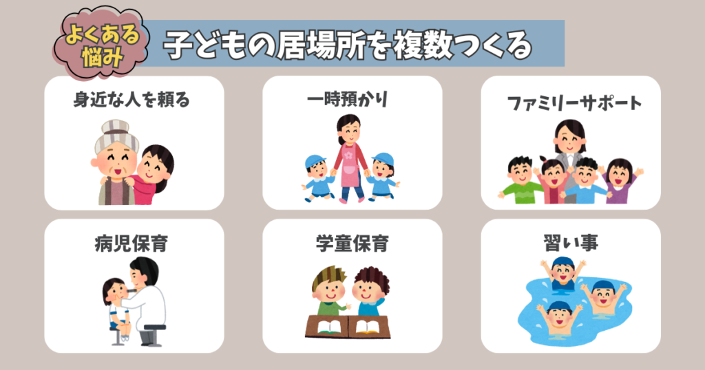 仕事と子育てを両立するための子どもの居場所づくり