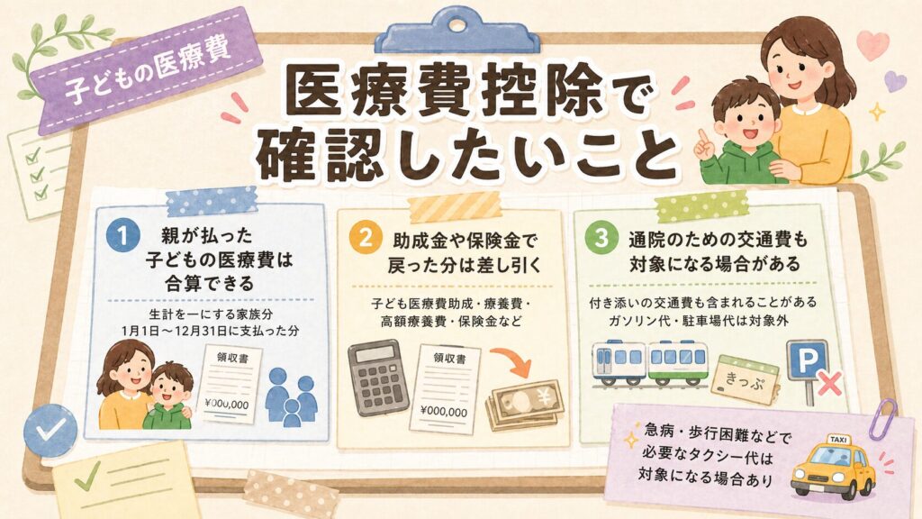 医療費で確認したいこと解説